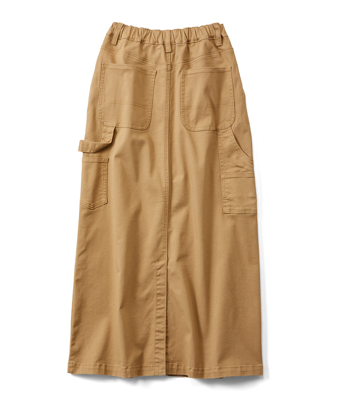 THREE FIFTY STANDARD［スリーフィフティースタンダード］|THREE FIFTY STANDARD　カツラギペインタースカート〈カーキベージュ〉|BACK
