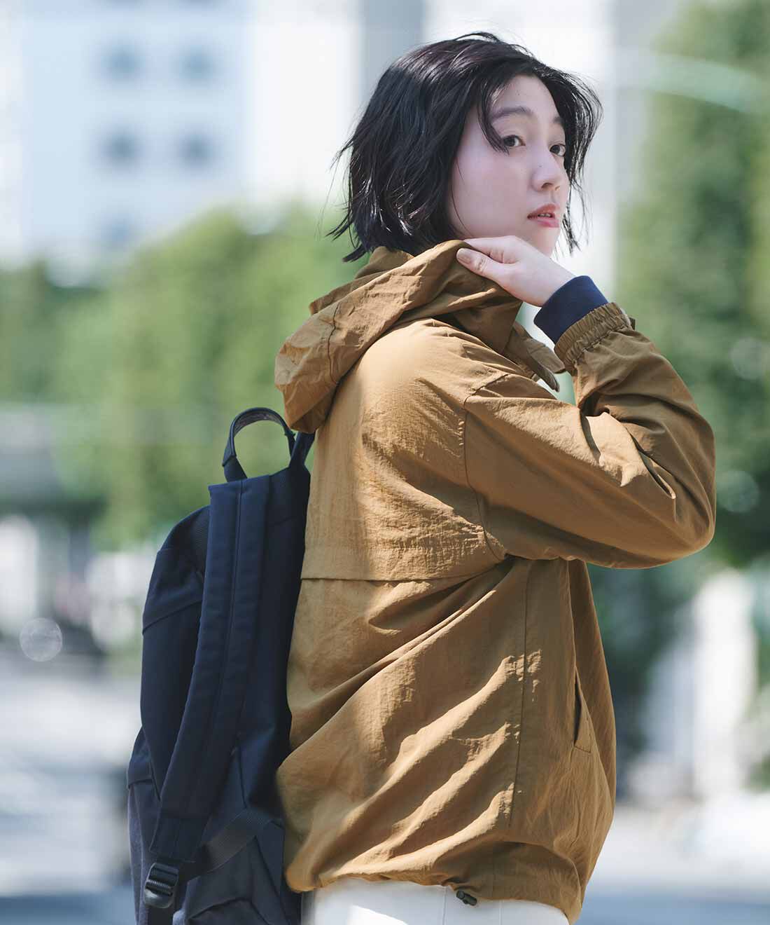 THREE FIFTY STANDARD［スリーフィフティースタンダード］|THREE FIFTY STANDARD　軽量ナイロンパーカー〈カーキブラウン〉