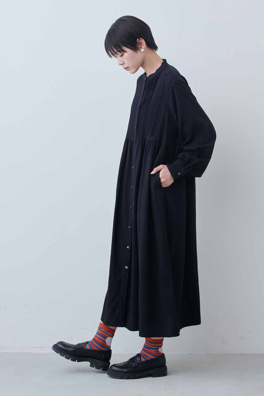 THREE FIFTY STANDARD|小谷 実由さんと作った 幾何学模様を取り入れた柄ソックスの会のコーディネート