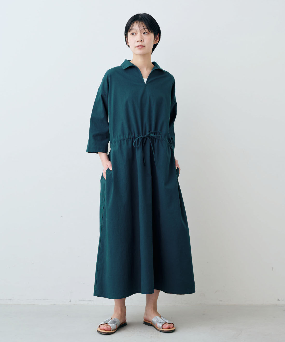THREE FIFTY STANDARD［スリーフィフティースタンダード］|綿混 ベア天じく ブラキャミソールのコーディネート