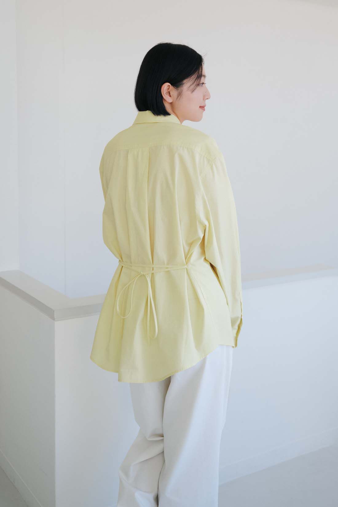 THREE FIFTY STANDARD|小谷 実由さんと作った こだわりの薄黄色シャツのコーディネート