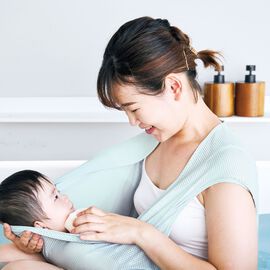 フェリシモMama | EDISONmama おふろサポートくるむん〈ライトブルー〉