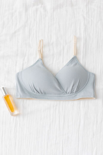 FELISSIMO Mama | 授乳ブラジャー　カシュクール　マタニティインナー　ライトグリーン