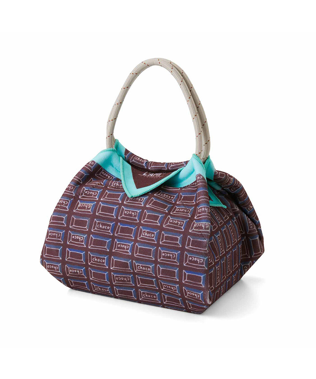 L'AMIPLUS［ラミプリュス］|ラミプリュス チョコレートバイヤーみりとコラボ 特殊繊維で結ばずピタッ 持ち手が付いてる大きめサイズのひっつクロスの会|〈板チョコ〉