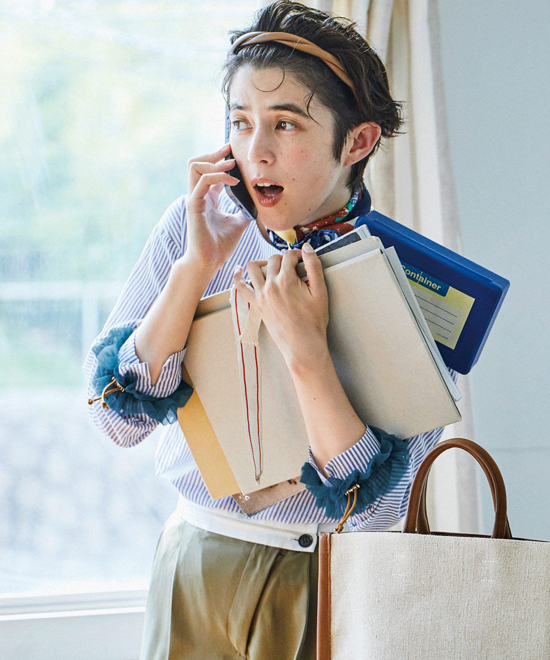 L'AMIPLUS|ラミプリュス　袖口も髪もきゅっとまとめる！　華やぎチュールのドロストシュシュの会