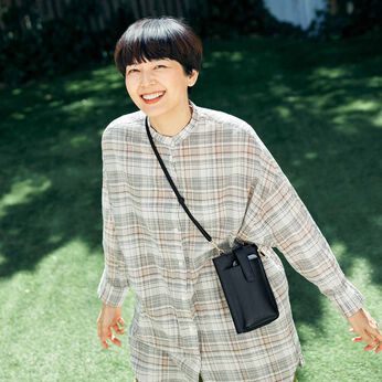 L'AMIPLUS | Ｌ＋手帳型ケースも収納ボディウォレットＢＫ