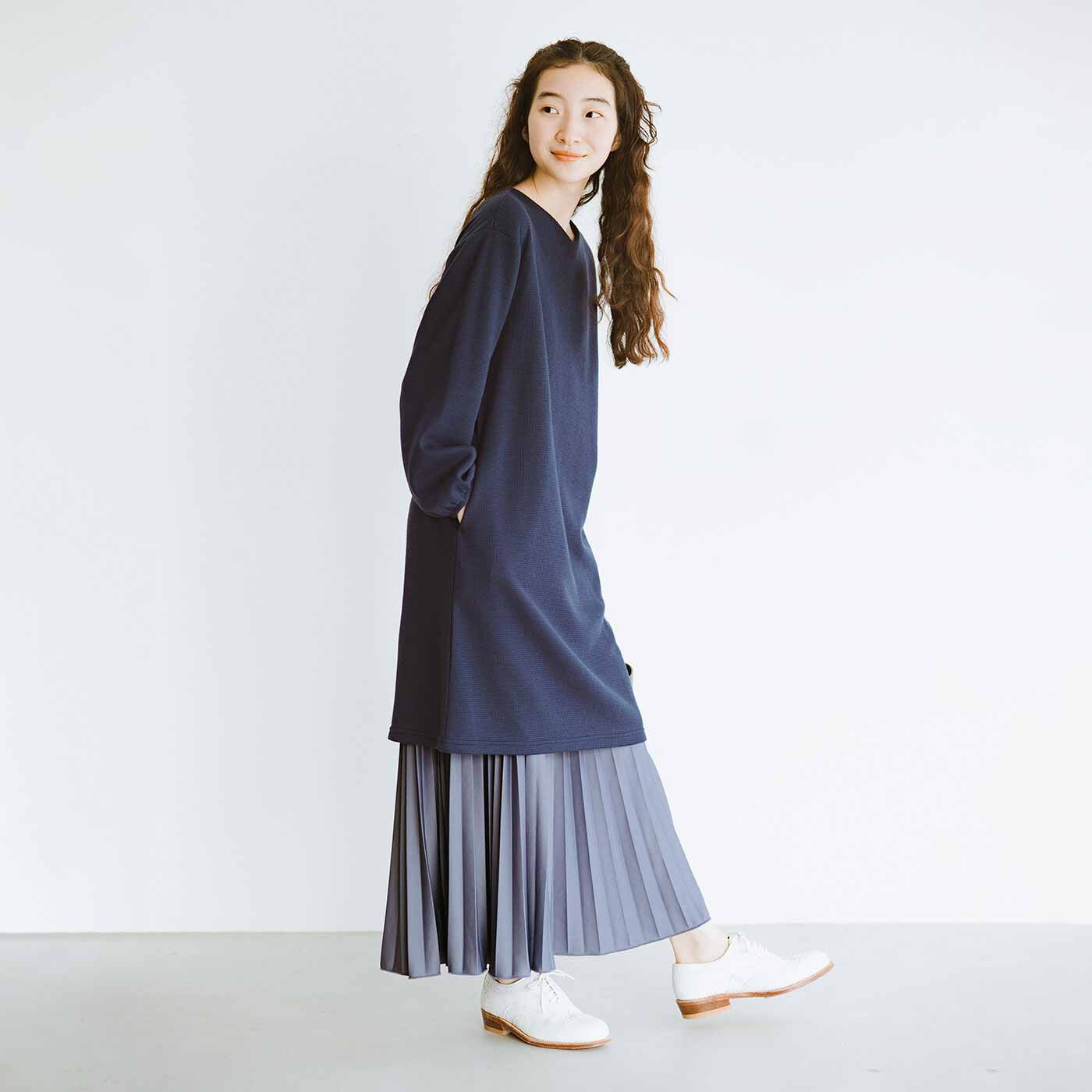 frauglatt|フラウグラット　ウエストらく設計♪ 大人のニュアンスカラー つや軽々プリーツスカートの会