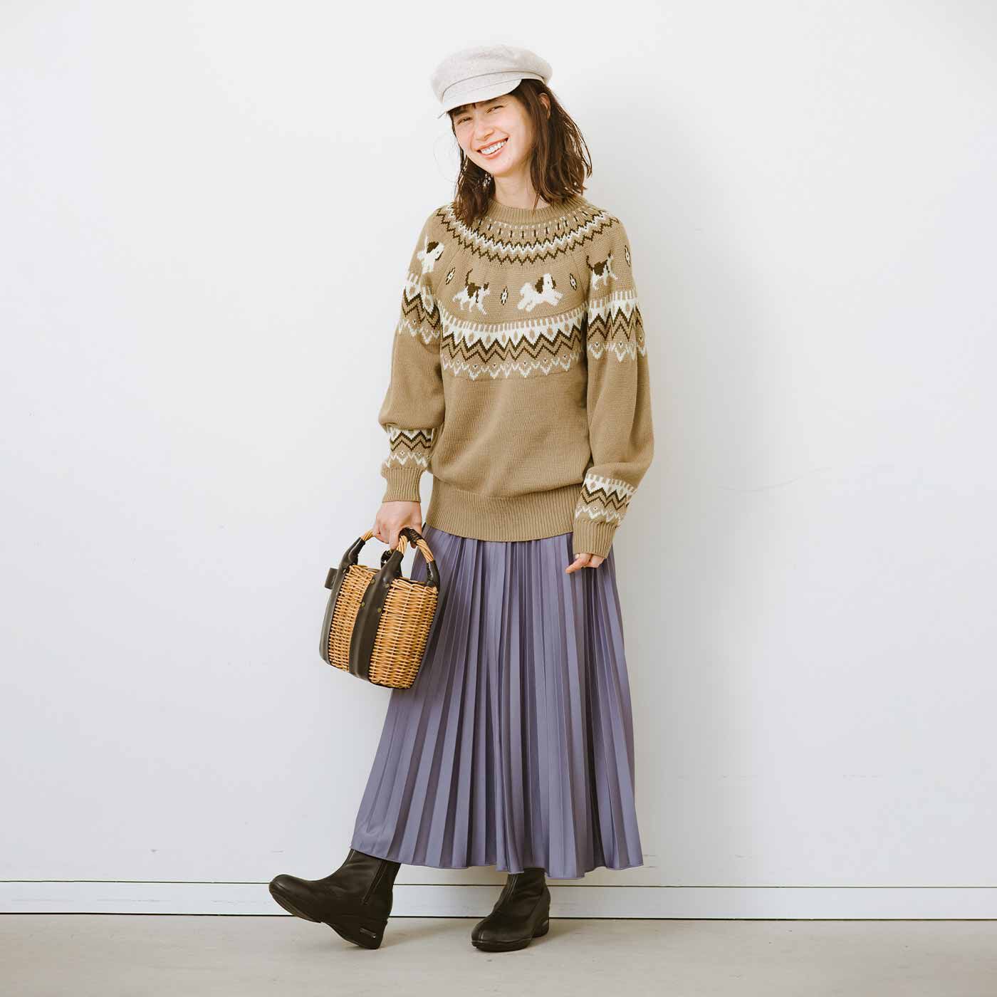 frauglatt|フラウグラット　kazumiさんとつくった 大人の華やか2-WAYニットカーディガン〈カブキ＆グー〉の会