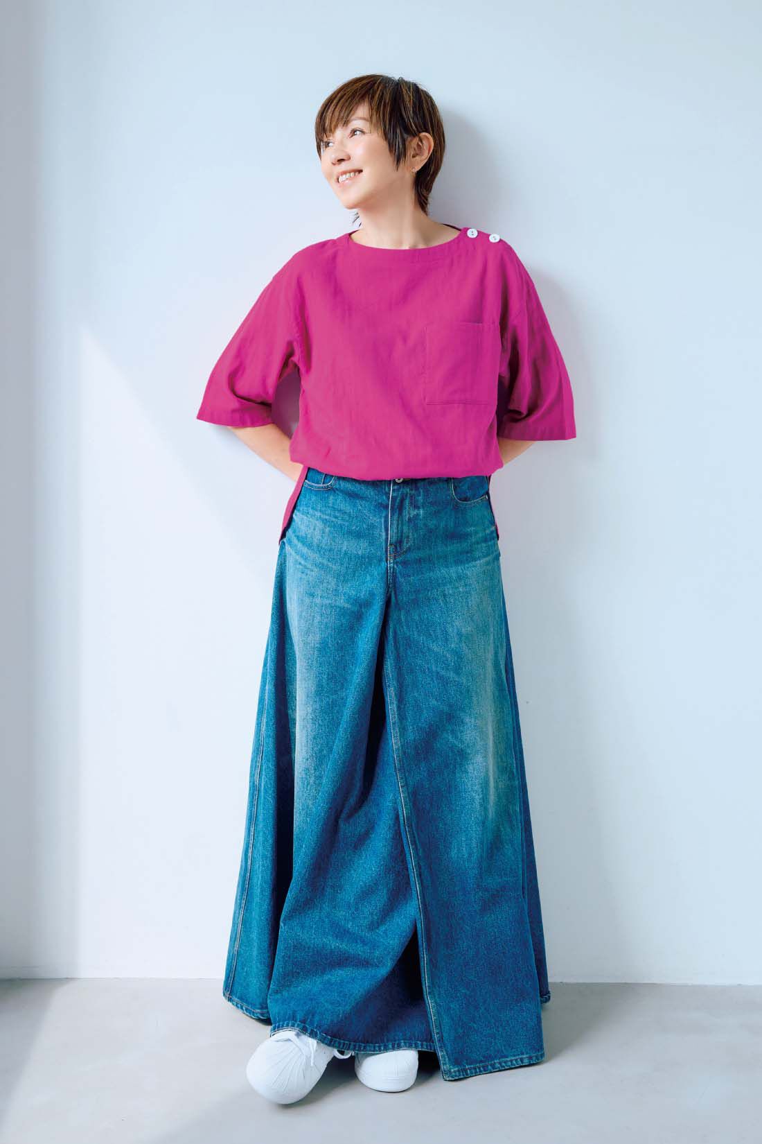 frauglatt［フラウグラット］|大人の女史会×frauglatt　ほどよい抜け感で自信をまとう 華奢（きゃしゃ）見えダブルガーゼトップス