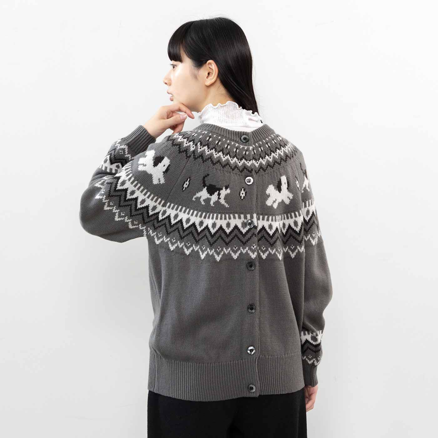 frauglatt|フラウグラット　kazumiさんとつくった 大人の華やか2-WAYニットカーディガン〈カブキ＆グー〉の会