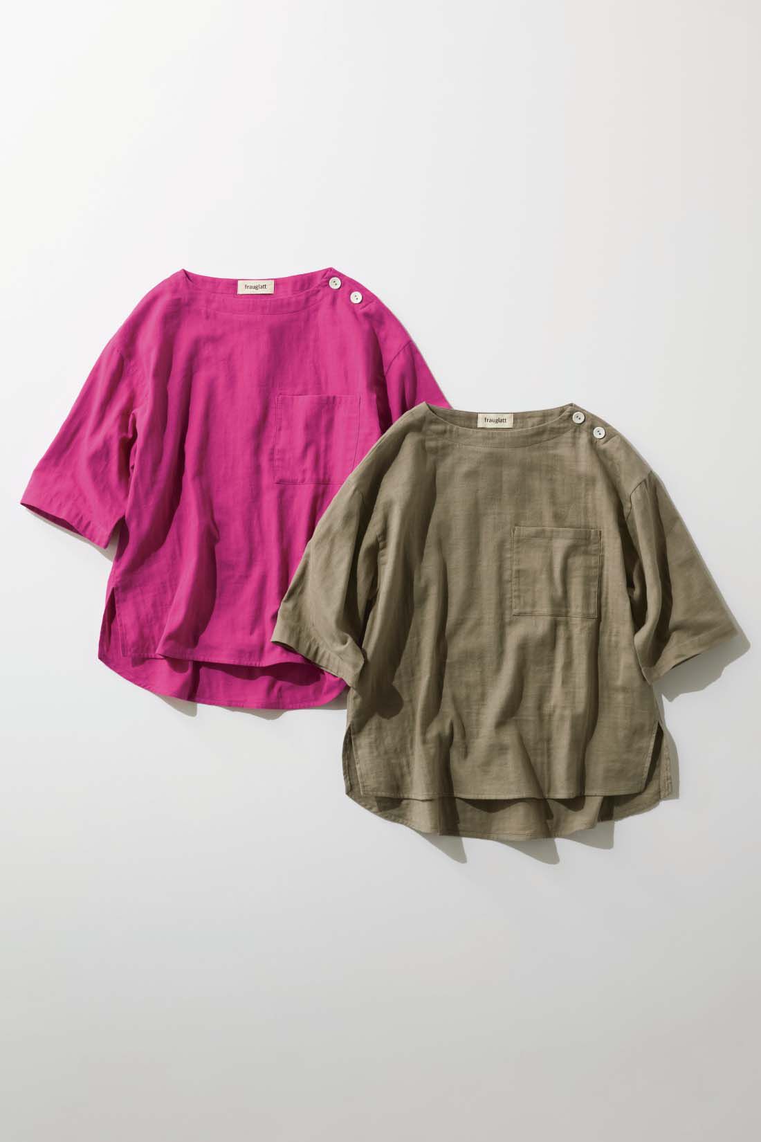 frauglatt［フラウグラット］|大人の女史会×frauglatt　ほどよい抜け感で自信をまとう 華奢（きゃしゃ）見えダブルガーゼトップス