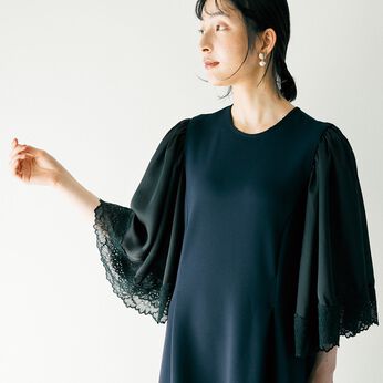 am＆be［アンビィ］ | 付け袖〈黒レース〉