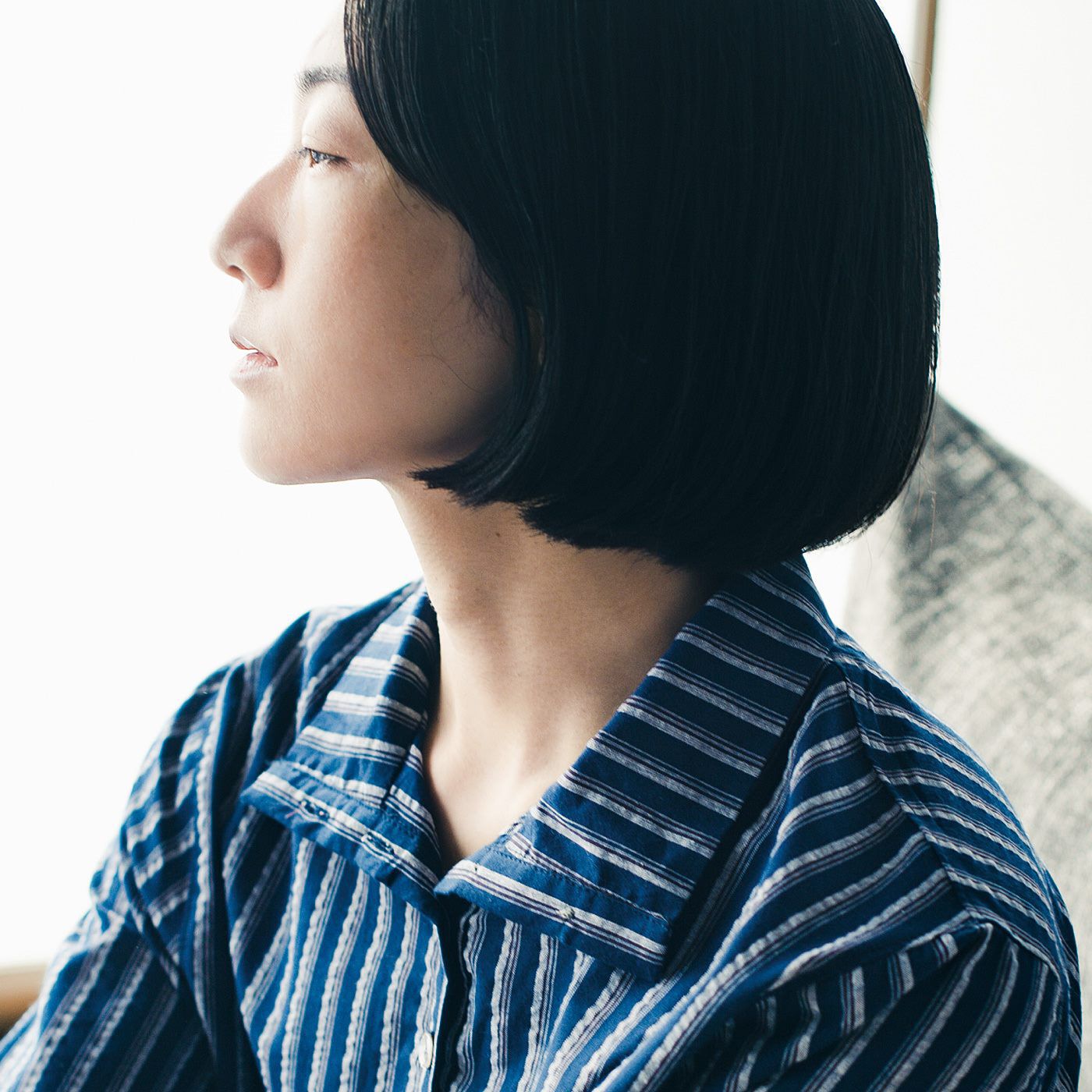el:ment［エルメント］|el:ment　おうちと眠りの時間を心地よく　綿100％サッカー生地のタートルネックウェアセットの会|ボタンを開ければ、レギュラーカラーに。
