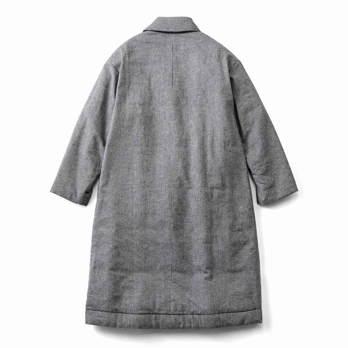 el:ment［エルメント］|el：ment×山本祐布子 内側ひらりバラの実が華やぐ 中わた入りで軽やか マフラーいらずジャケットコート|back