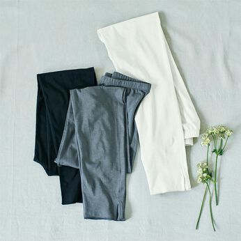 el:ment［エルメント］ | さらり心地の コットンリネンレギンス