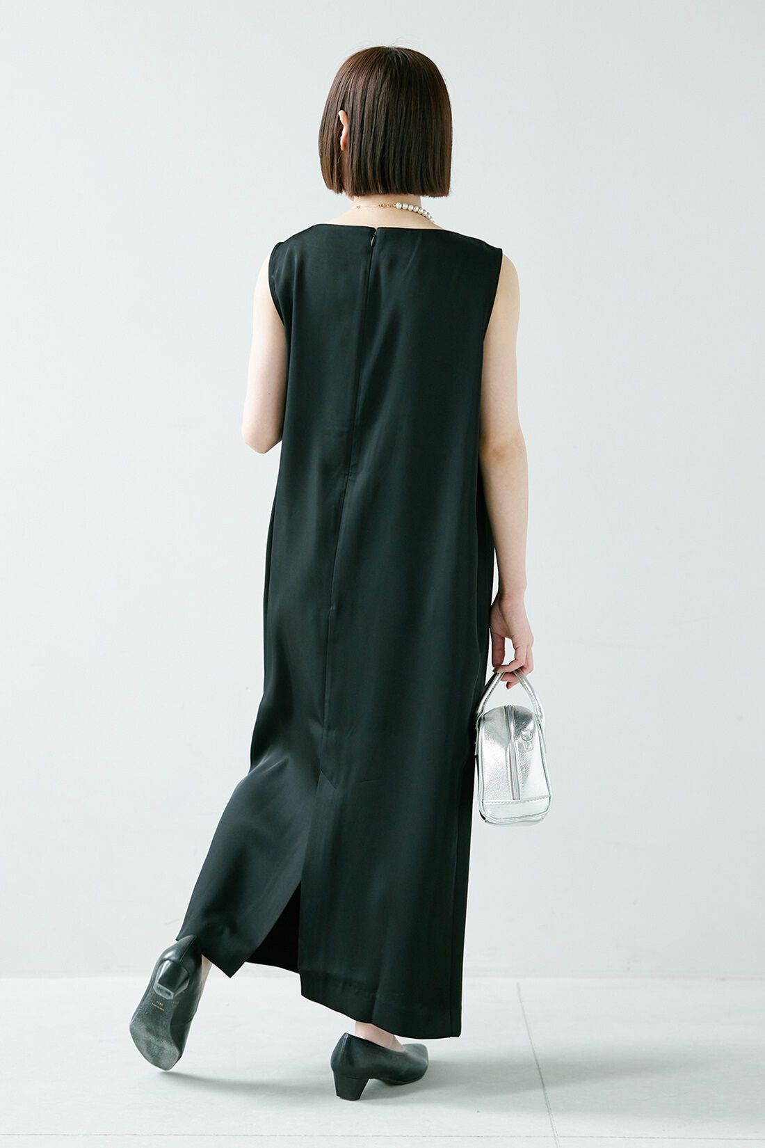 MEDE19F|桜の木のウッドパールネックレス　ＴＦＳのコーディネート|【着用サイズ】ワンピース：MP