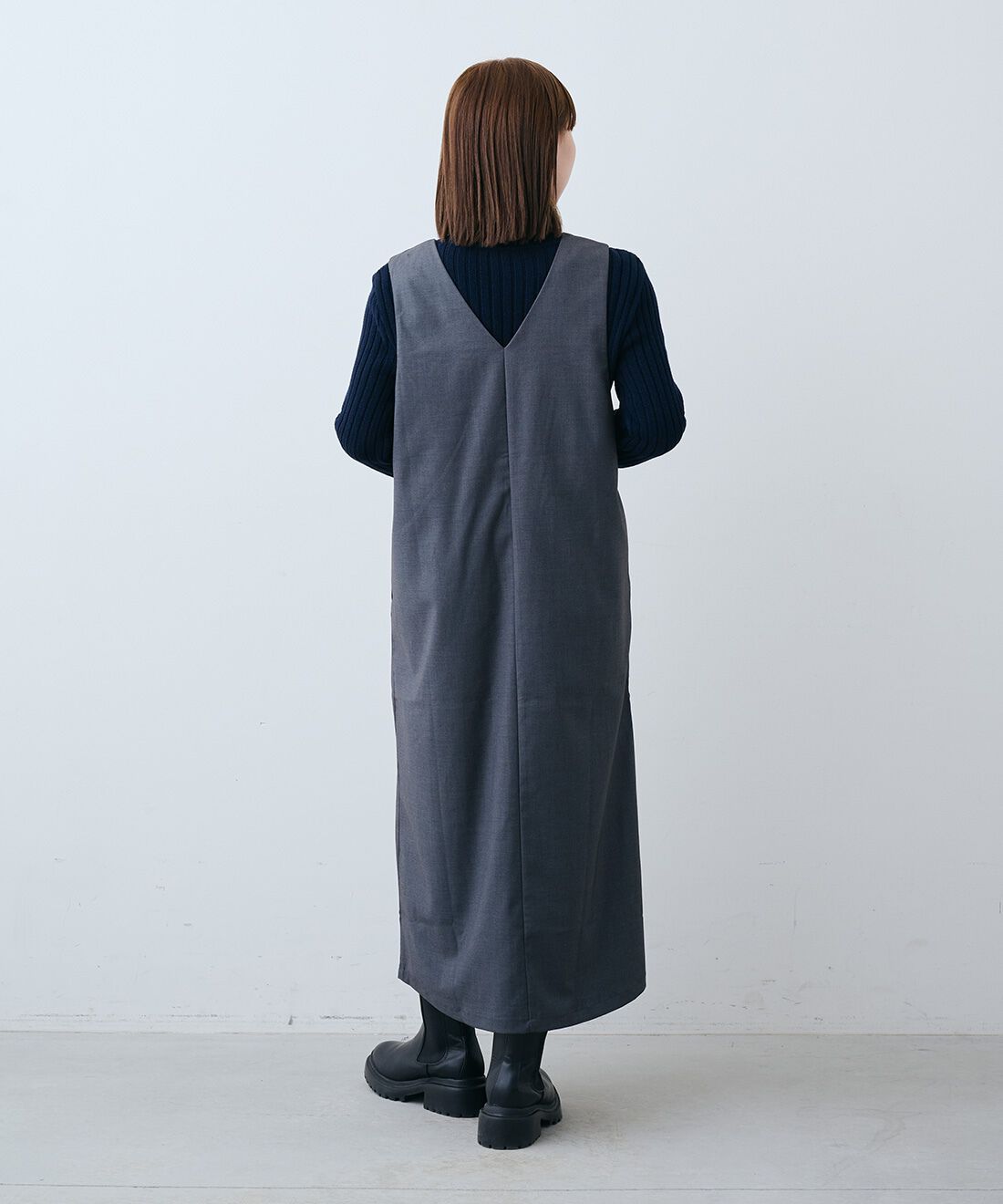 THREE FIFTY STANDARD［スリーフィフティースタンダード］|日本製コットン100％ リブ タートルのコーディネート