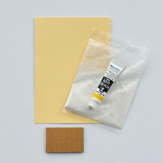 ミニツク特急便|脳がめざめるお絵かきプログラム　オイルパステル編用　画材セット１「指で描くピーマン」|お届けセット内容