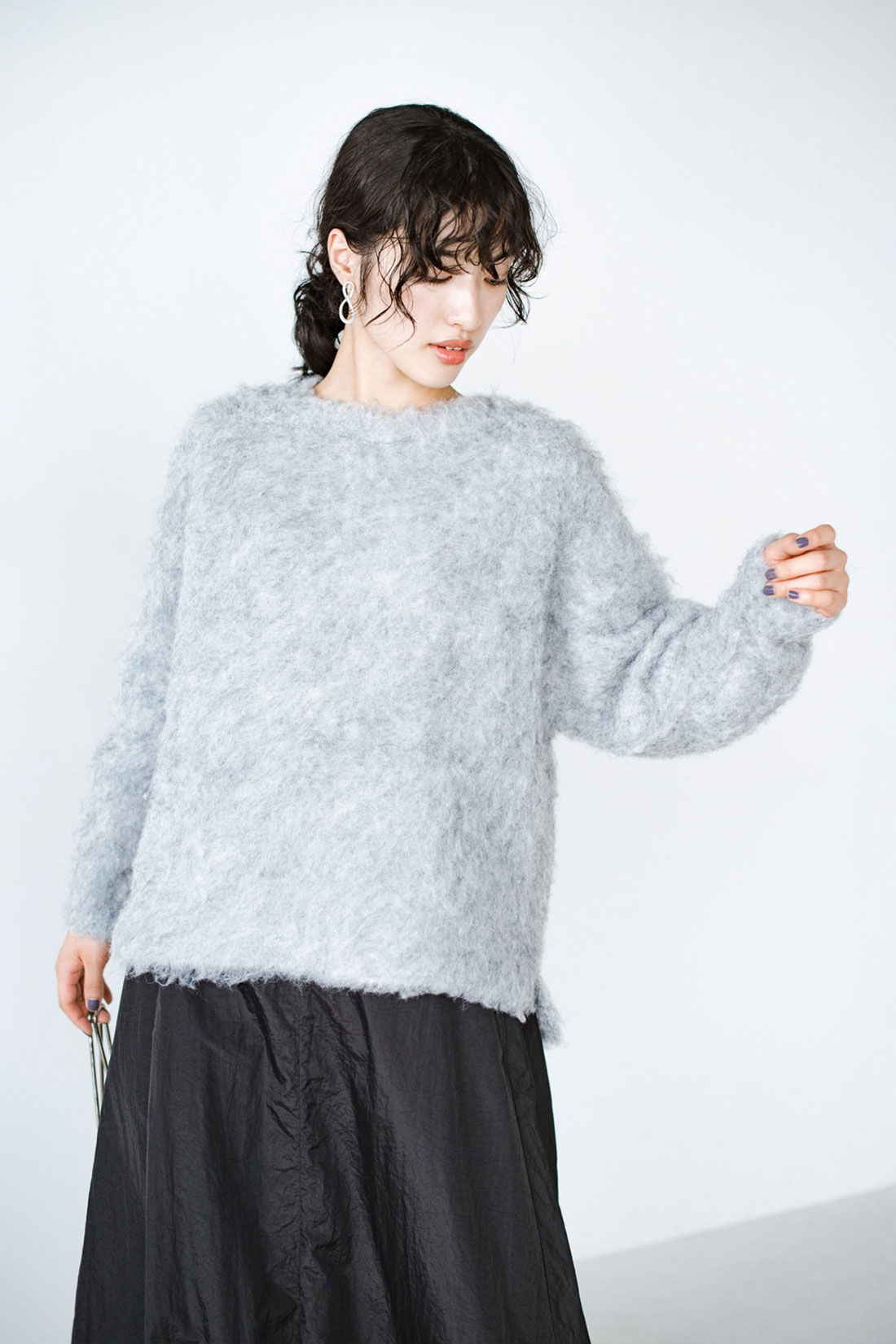 haco!［ハコ］|ｈａｃｏ！ 猫はかぶれないからそのかわりにコレを！猫みたいにふわふわかわいい猫かぶりニット