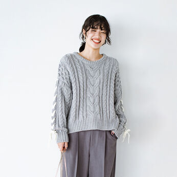 haco!［ハコ］ | 勝負にかけるビクトリーニット〈グレー〉