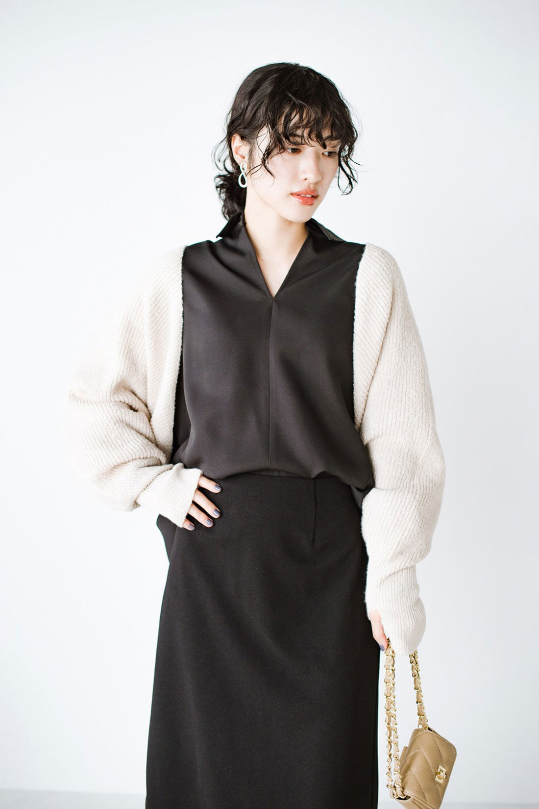 haco!［ハコ］|ｈａｃｏ！ 季節の変化を楽しむ「愛服」 シャツもブラウスもニットもやさしく包むアームボレロ