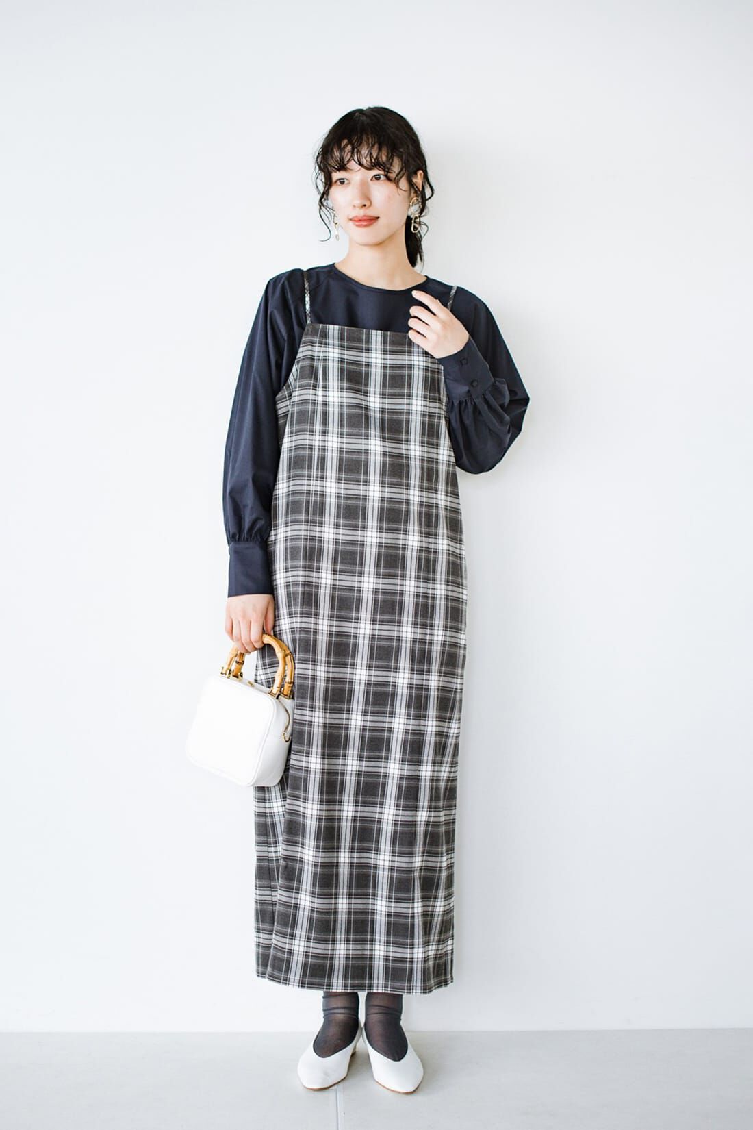 haco!［ハコ］|ｈａｃｏ！ 季節の変化を楽しむ「愛服」 手持ちの夏冬服と組み合わせ無限！総柄キャミワンピース＆すそ絞りトップスセット