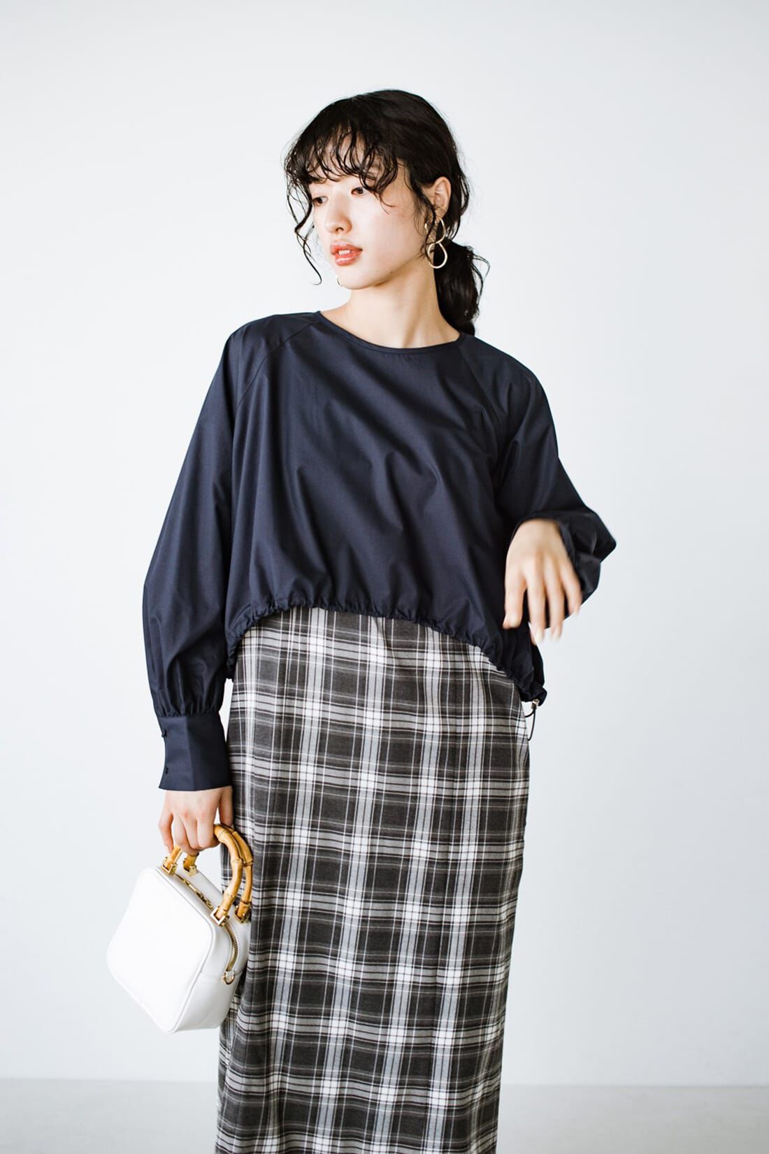 haco!［ハコ］|ｈａｃｏ！ 季節の変化を楽しむ「愛服」 手持ちの夏冬服と組み合わせ無限！総柄キャミワンピース＆すそ絞りトップスセット