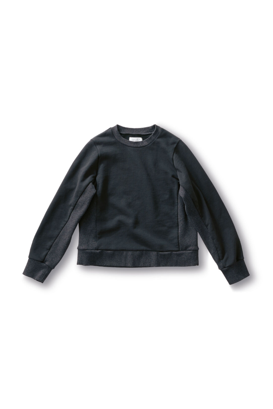 フェリシモギフトショップ|サニークラウズ 杢とソリッドのバイカラートレーナー〈レディース〉黒