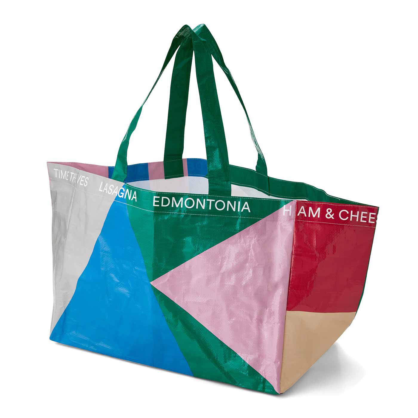 フェリシモギフトショップ|菊池 亜希子さん&times;ラミプリュス　記憶の中の色と好きをデザインした　アートピースのようなビッグバッグ|Front