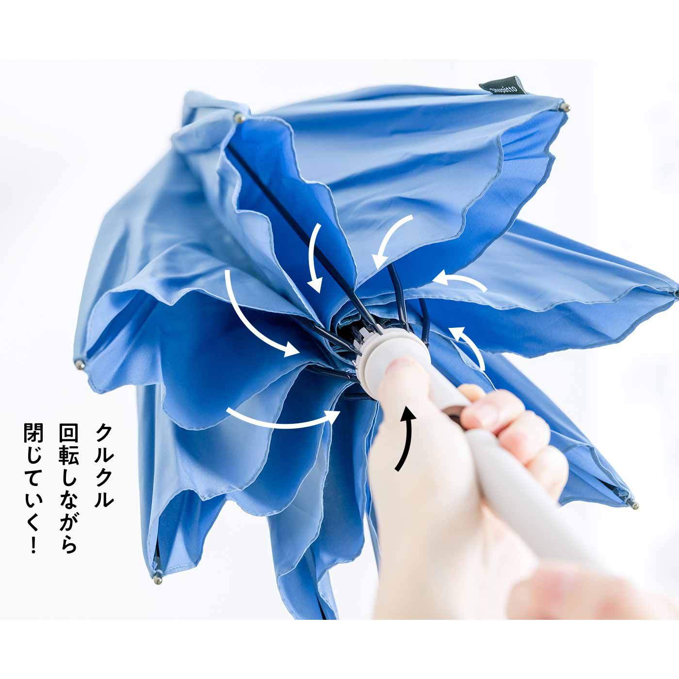 フェリシモギフトショップ|【大物配送】手が濡れない・たたまない傘 Shupatto〈女性用58cm〉