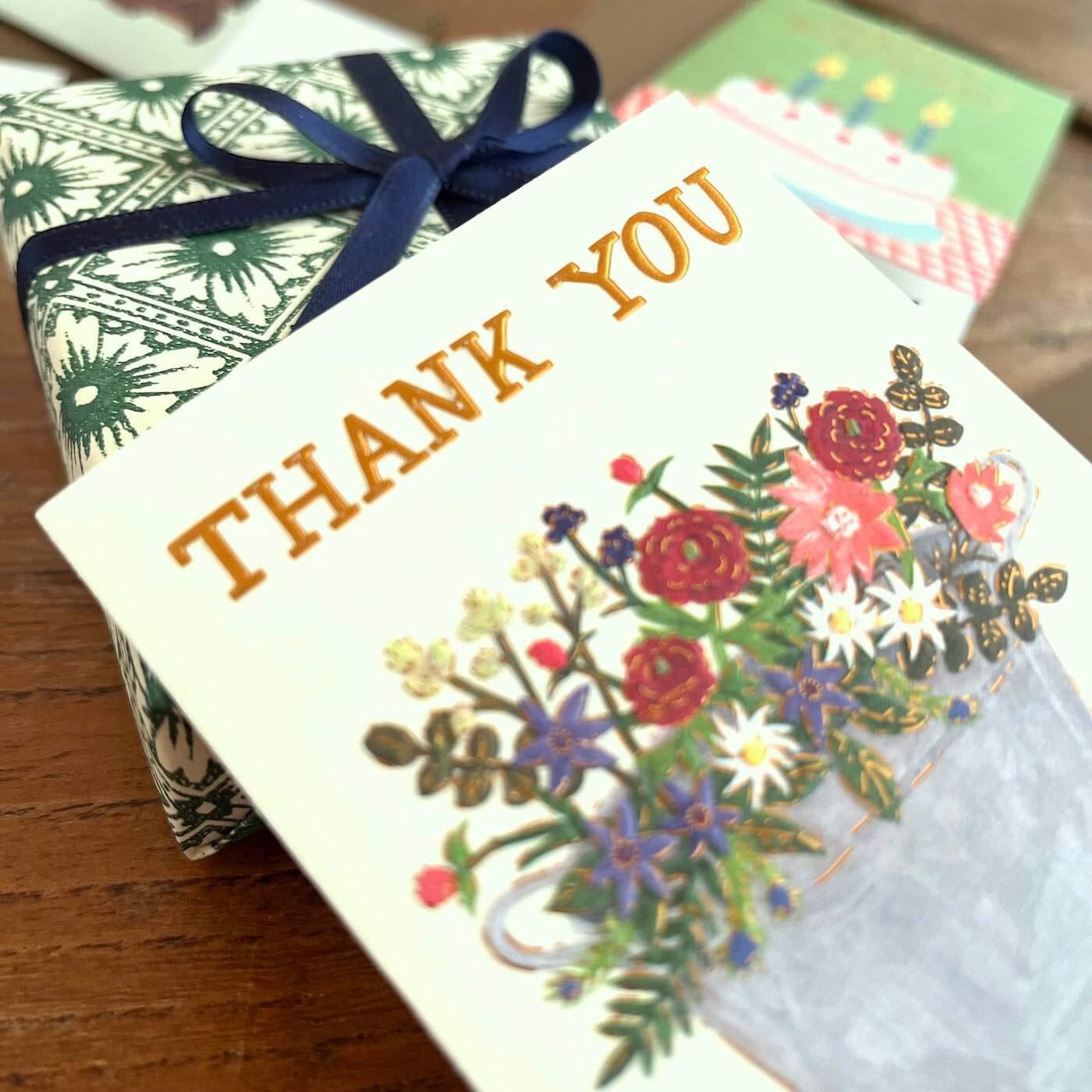 フェリシモギフトショップ|［Fu&rsquo;s Note］そで山かほ子　バースデイミニカード〈封筒付き〉５種類セット