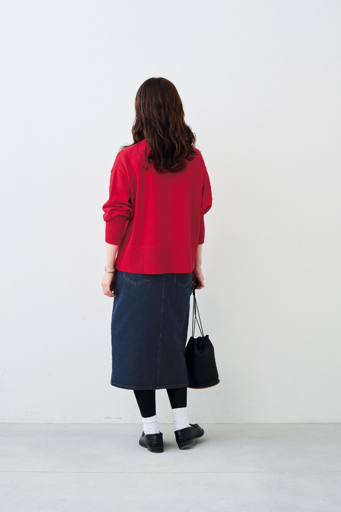 フェリシモギフトショップ|サニークラウズ　feat.mii 巻きスカート風デニムスカート〈レディース〉