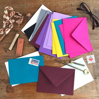 フェリシモギフトショップ | ベルギーのカラー封筒２０枚セット