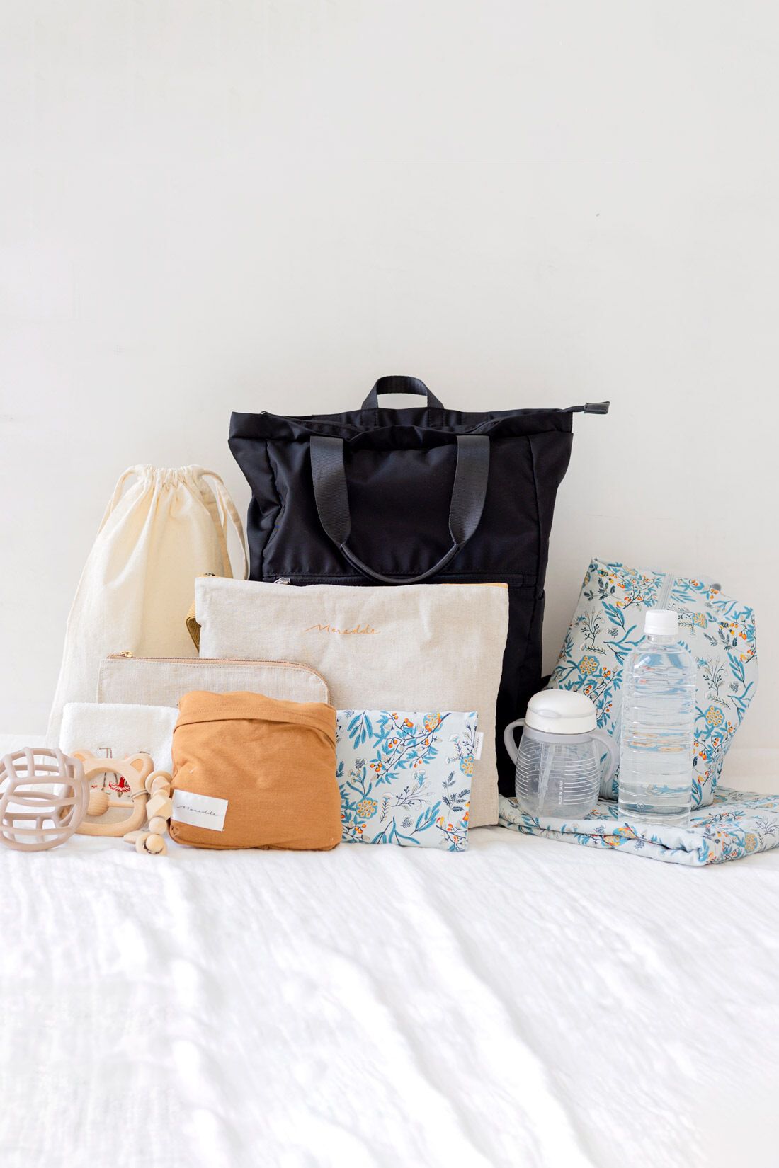 フェリシモギフトショップ|ninaru&times;フェリシモMama　便利で大容量　2-WAYマザーズリュック|子どもの着替え・おむつ・マグやおもちゃ、さらに自分の物も十分入ります