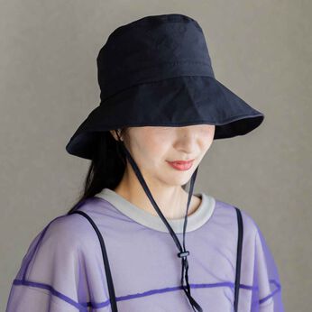 フェリシモギフトショップ | ＵＶ９８％カット＆撥水ブリムハット〈ブラック〉