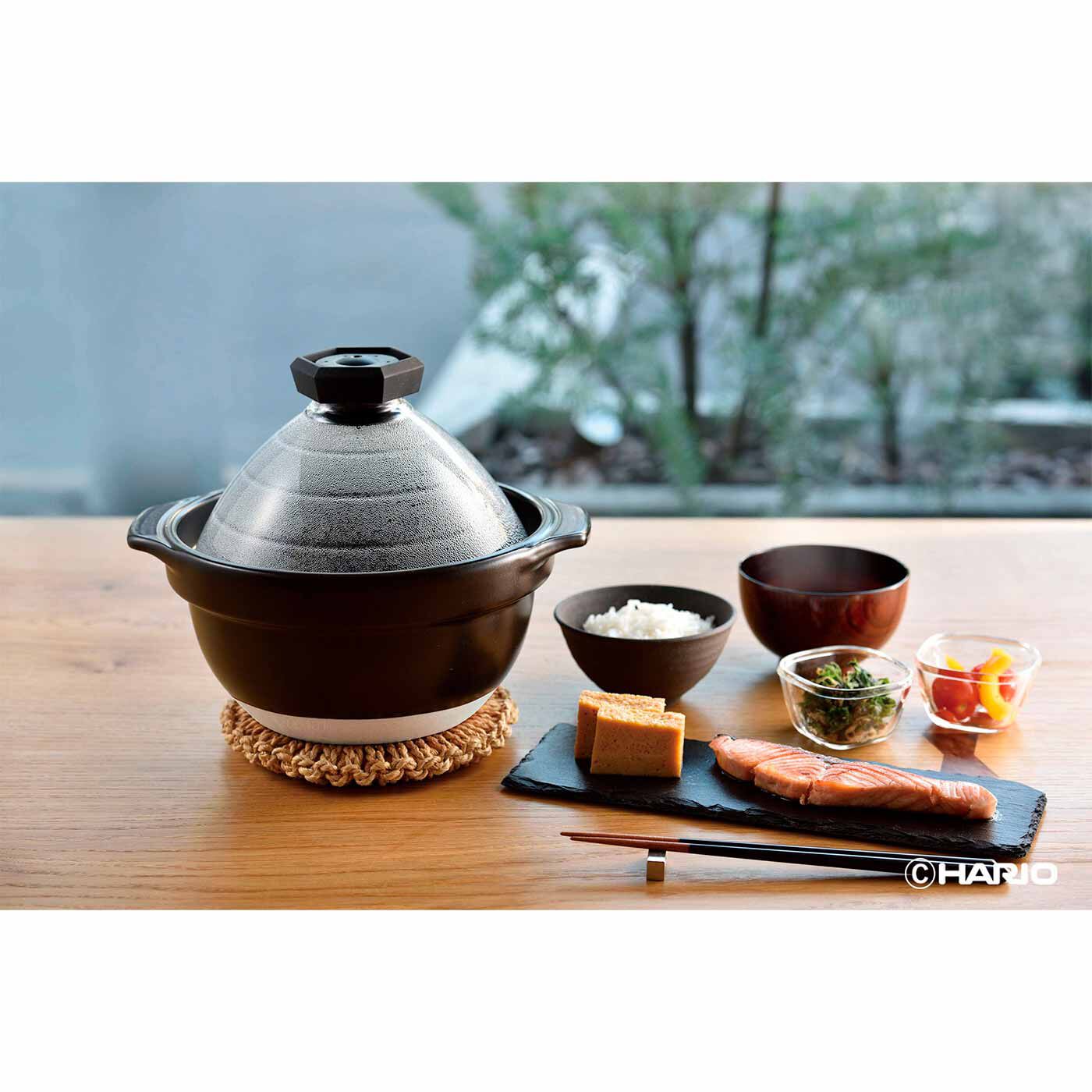 フェリシモギフトショップ|もう失敗しない ふたがガラスのご飯土鍋〈2～3合用〉