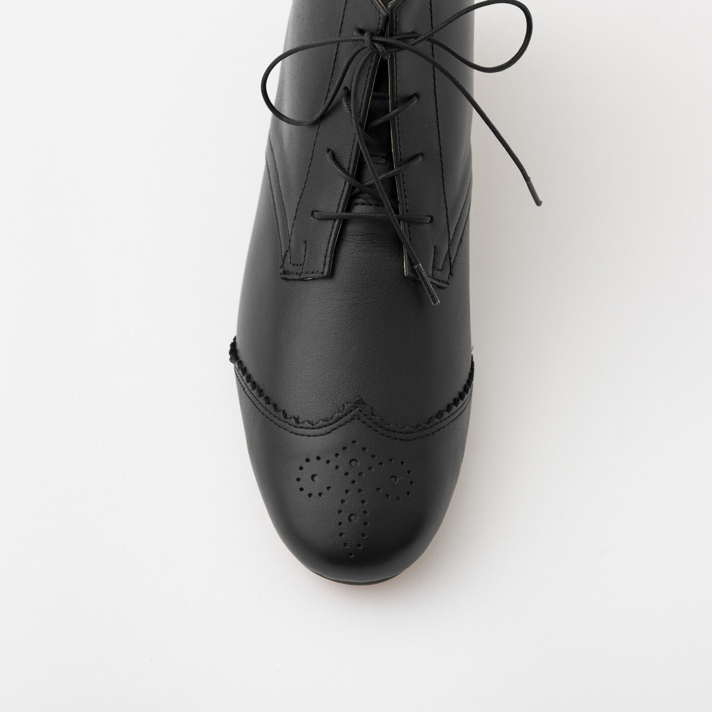 フェリシモギフトショップ|長田の靴メーカーと作った 職人本革のメルヴェイユブーツ〈ブラック〉 [本革 靴：日本製]