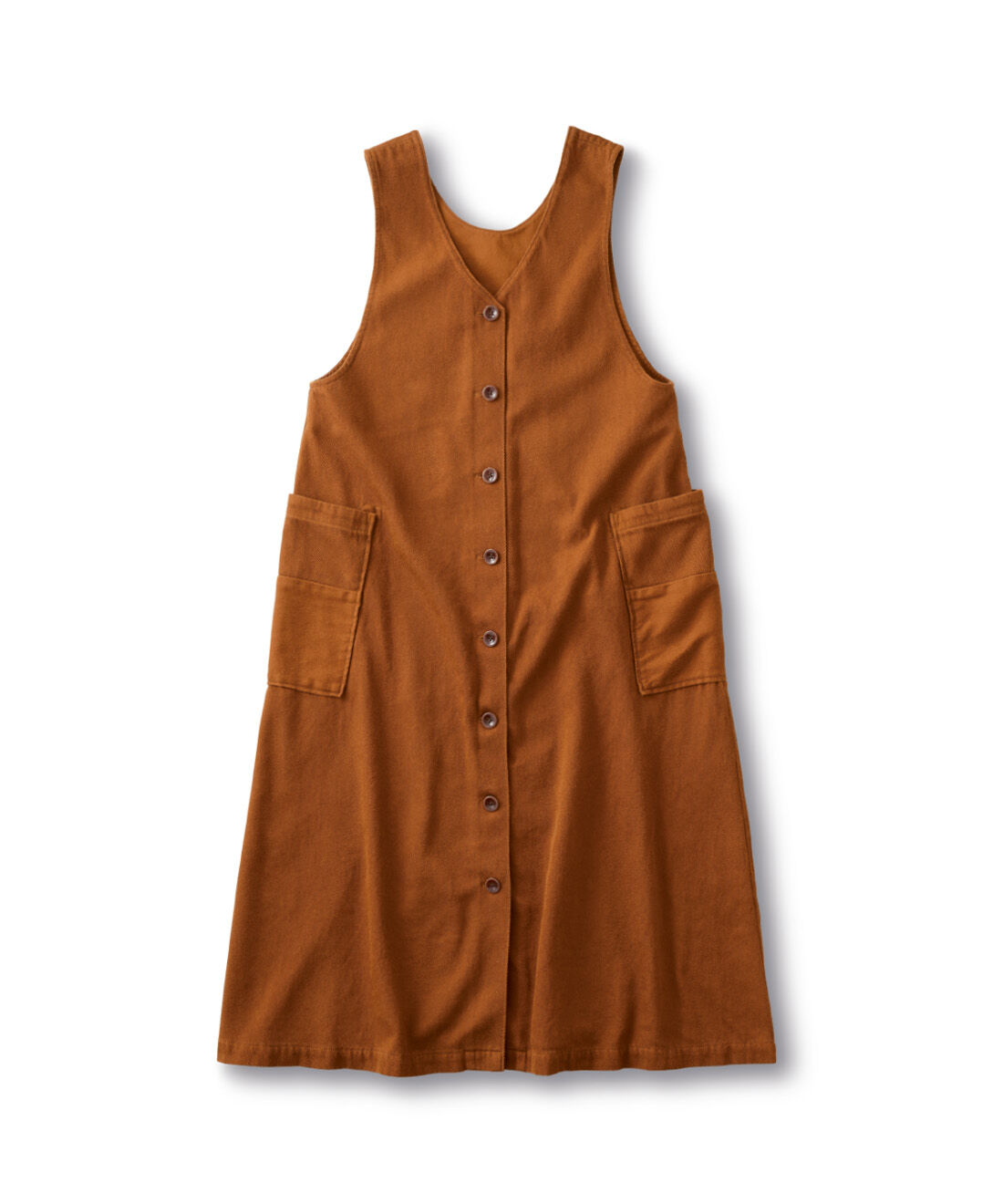 フェリシモギフトショップ|サニークラウズ　前でも後ろでもジャンスカ〈レディース〉オレンジ