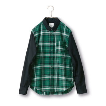 フェリシモギフトショップ | サニークラウズｂｏｎ常緑チェックシャツ〈メンズ〉