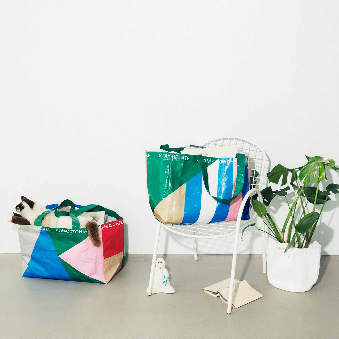 フェリシモギフトショップ|菊池 亜希子さん&times;ラミプリュス　記憶の中の色と好きをデザインした　アートピースのようなビッグバッグ