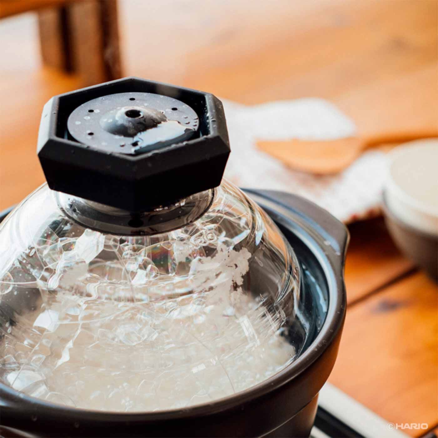 フェリシモギフトショップ|もう失敗しない ふたがガラスのご飯土鍋〈2～3合用〉