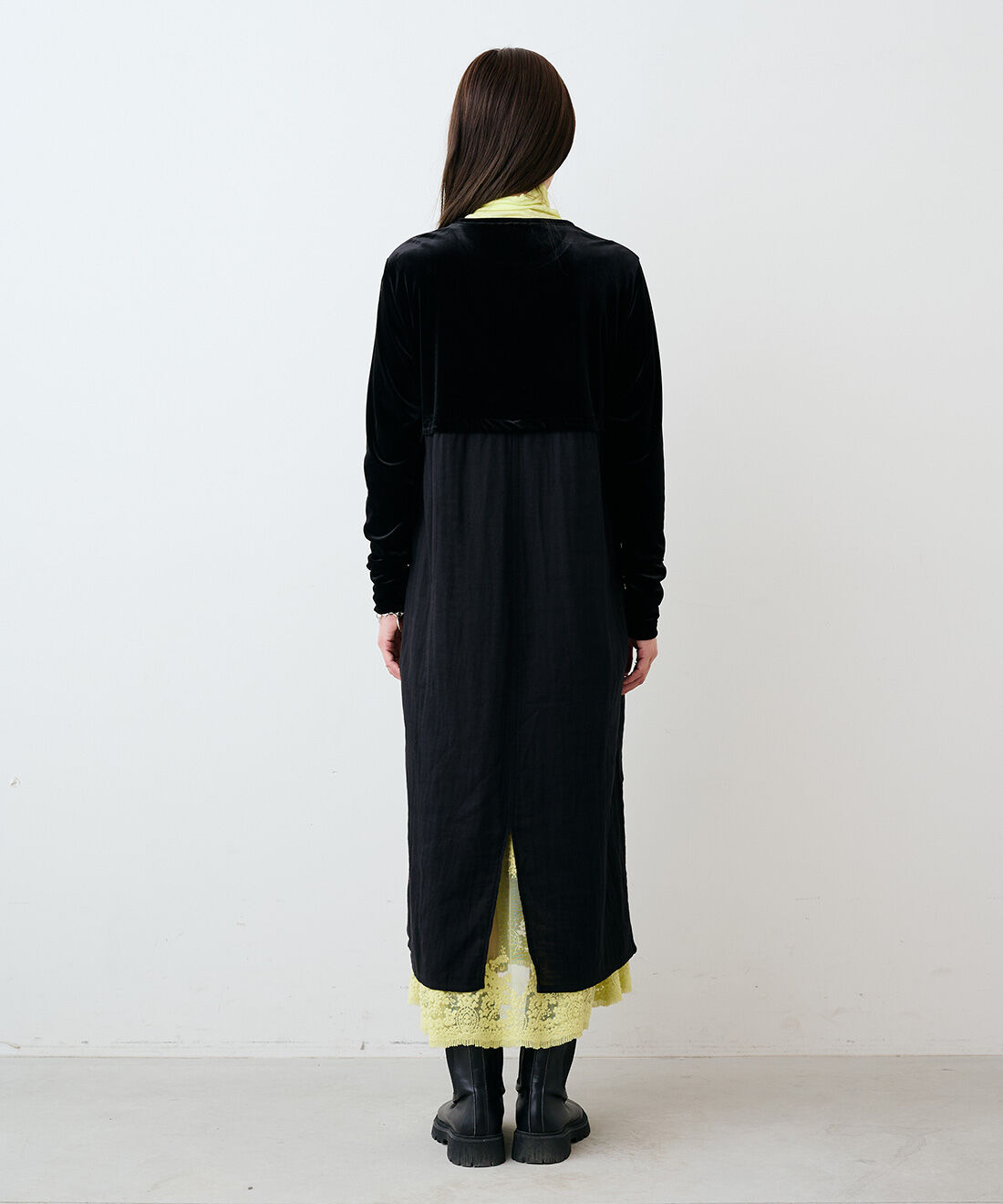 mensha!|〈ガーゼ〉カットソー タートルネックとチュールレースとガーゼのキャミワンピースと[いっしょ買いで 220円OFF] ガーゼ タートルネックのコーディネート