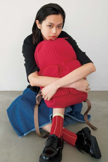 mensha!［メンシャ！］ | 内側シルクで二重フラッフィーガーゼ靴下