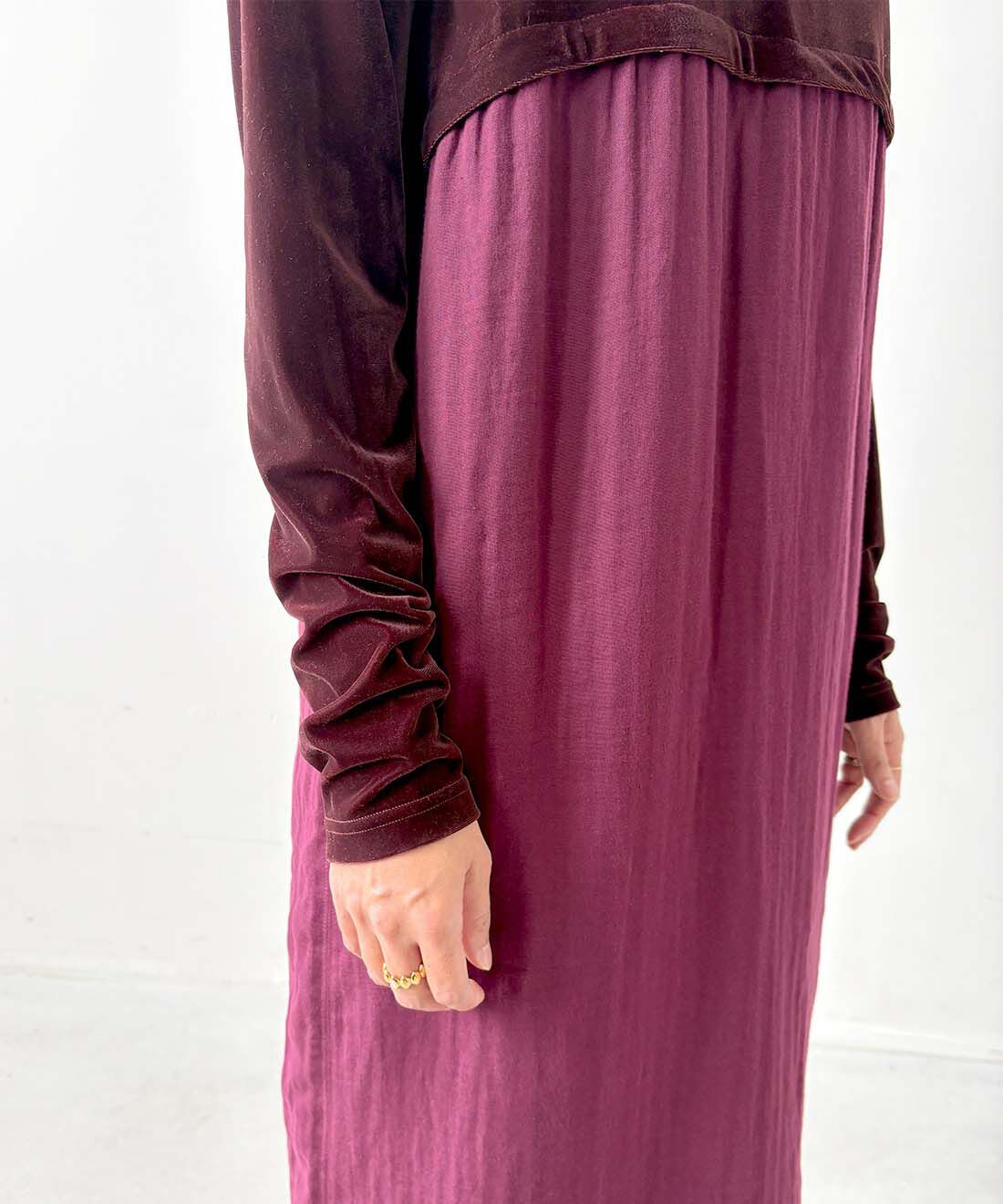 mensha!|まるでデニム！？デニガーゼパンツとチュールレースとガーゼのキャミワンピースのコーディネート