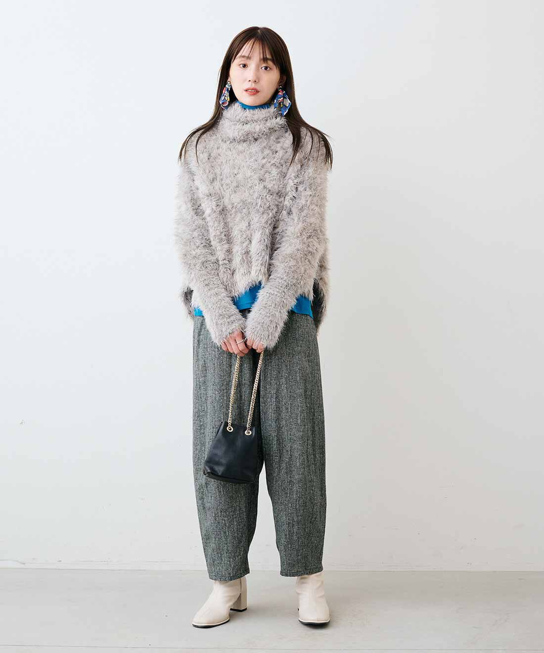 mensha!|[いっしょ買いで 220円OFF] ガーゼ タートルネックと〈ガーゼ〉カットソー タートルネックのコーディネート