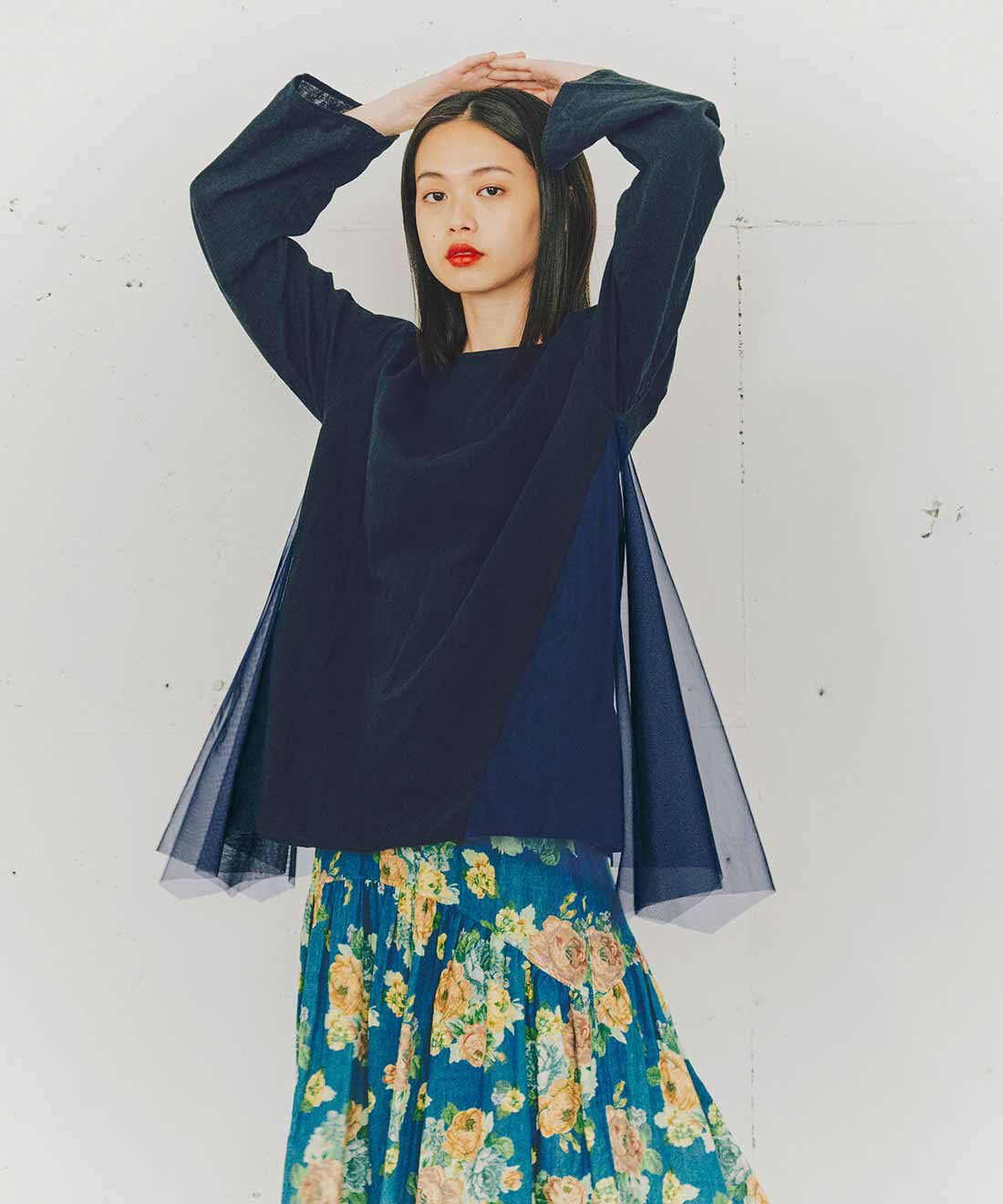 mensha!［メンシャ！］|mensha!　まるでゴブラン織り！？ 軽やかガーゼのカーブ＆ギャザースカートの会