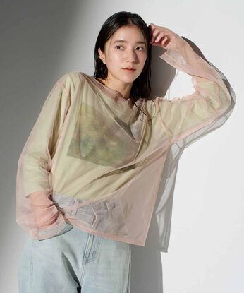 mensha! | mensha! &times;永瀬沙世さんTシャツ＆チュールセット