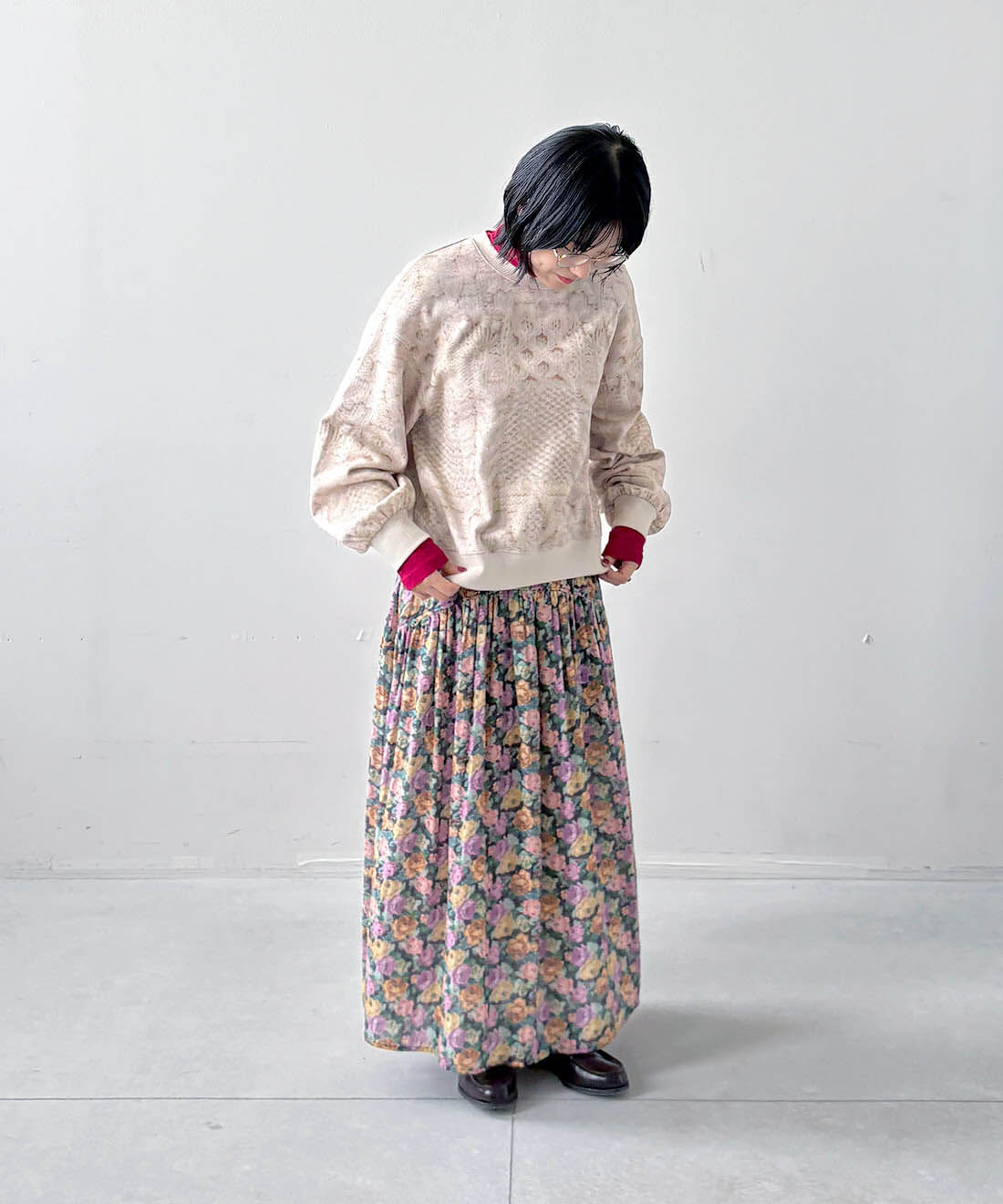 mensha!|まるでニット！？ 軽くてやわらかな ガーゼ裏毛トップスと[いっしょ買いで 220円OFF] ガーゼ タートルネックと〈ガーゼ〉カットソー タートルネックのコーディネート