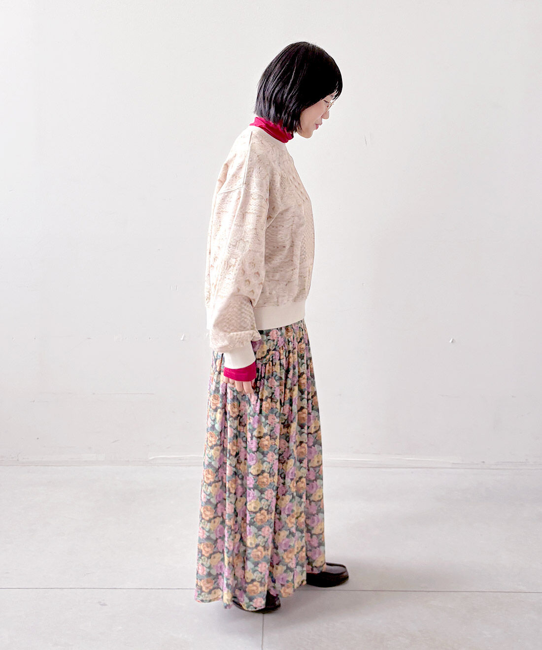 mensha!|まるでニット！？ 軽くてやわらかな ガーゼ裏毛トップスと[いっしょ買いで 220円OFF] ガーゼ タートルネックと〈ガーゼ〉カットソー タートルネックのコーディネート