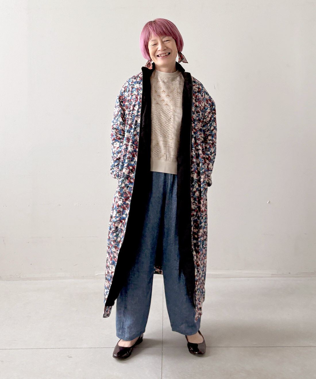 mensha!|まるでニット！？ 軽くてやわらかな ガーゼ裏毛トップスのコーディネート